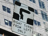 Right Turn From Left Only